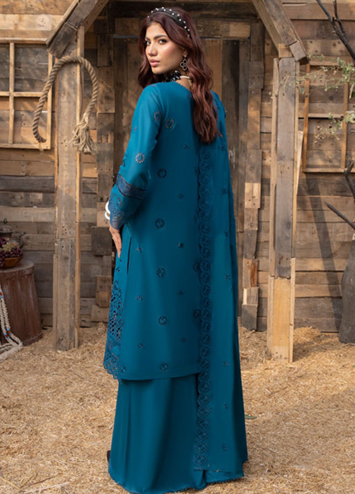 Mehru By Mahnur Embroidered Lawn Suits Unstitched 3 Piece MN24MR D-05 - Summer Collection