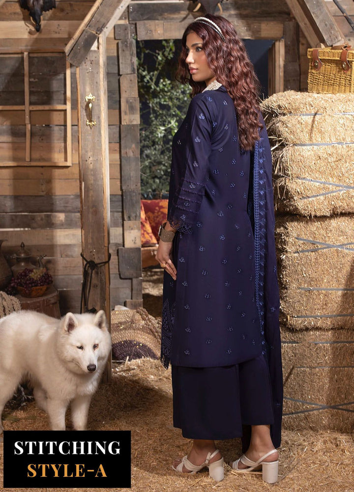 Mehru By Mahnur Embroidered Lawn Suits Unstitched 3 Piece MN24MR D-11 - Summer Collection