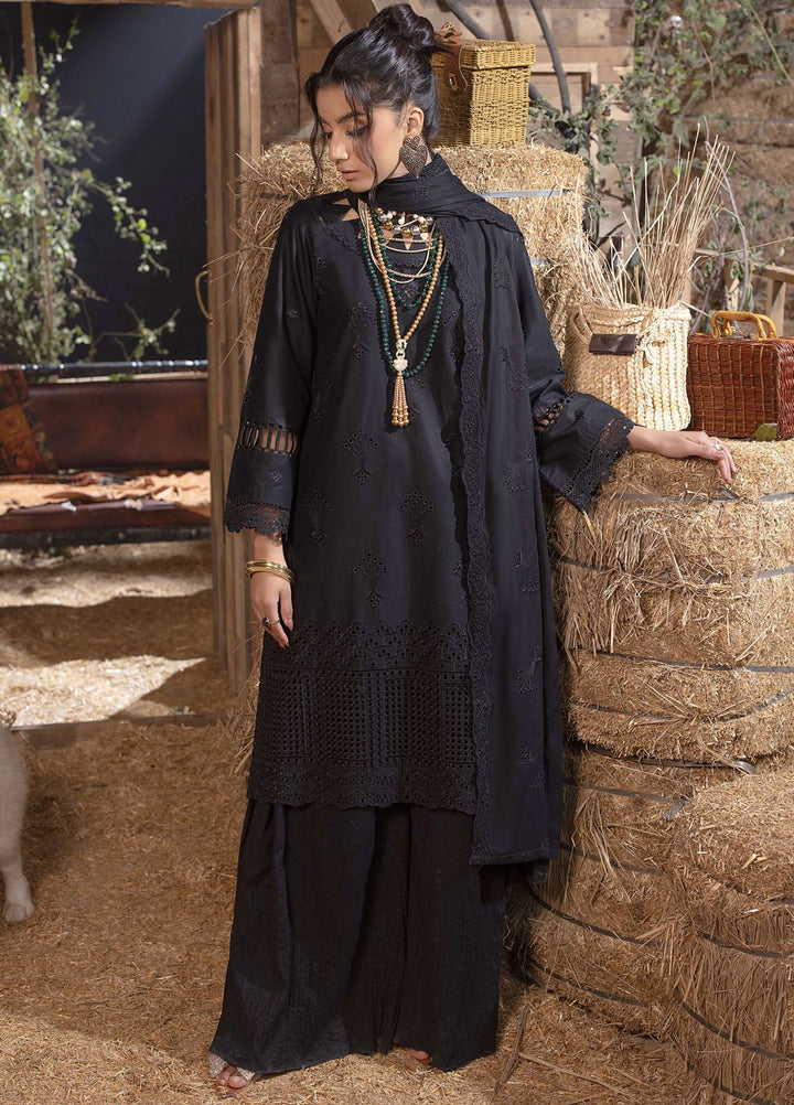 Mehru By Mahnur Embroidered Lawn Suits Unstitched 3 Piece MN24MR D-12 - Summer Collection