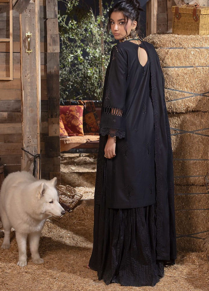 Mehru By Mahnur Embroidered Lawn Suits Unstitched 3 Piece MN24MR D-12 - Summer Collection