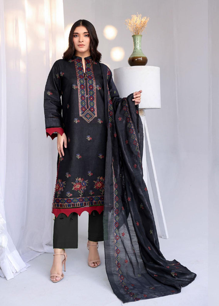 Mehru by Mahnur Embroidered Lawn Suits Unstitched 3 Piece MN23M 03 - Luxury Collection