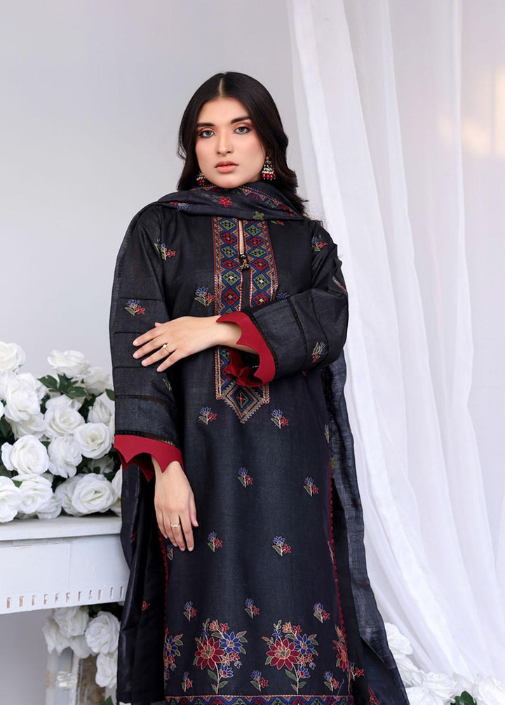 Mehru by Mahnur Embroidered Lawn Suits Unstitched 3 Piece MN23M 03 - Luxury Collection