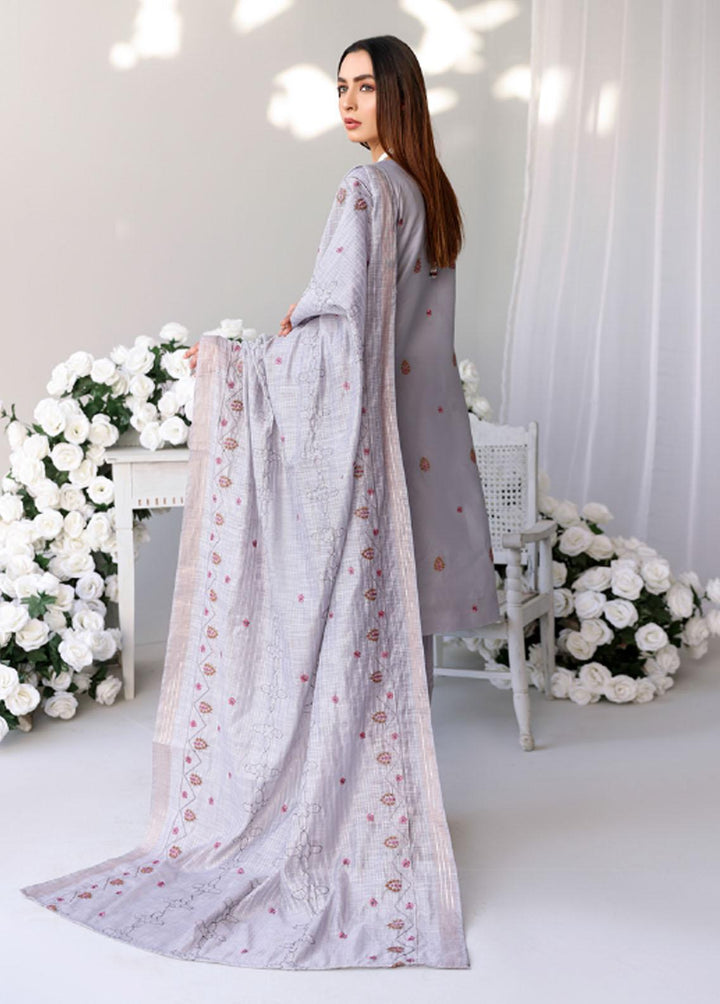 Mehru by Mahnur Embroidered Lawn Suits Unstitched 3 Piece MN23M 04 - Luxury Collection