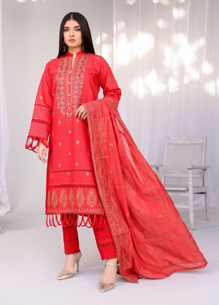 Mehru by Mahnur Embroidered Lawn Suits Unstitched 3 Piece MN23M 07 - Luxury Collection