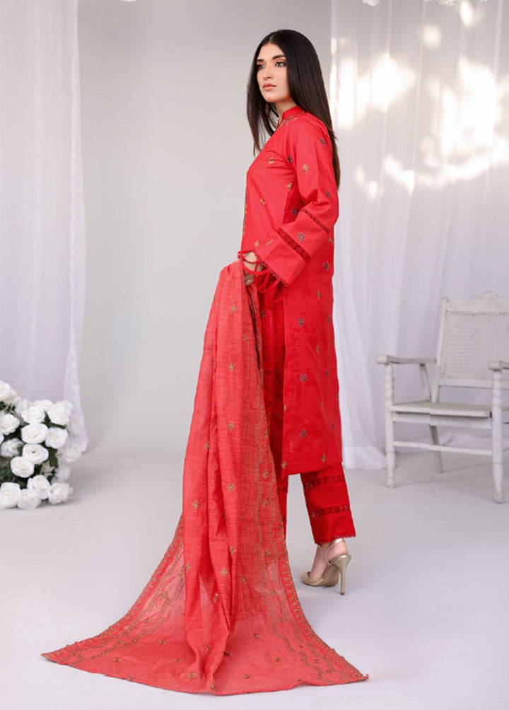 Mehru by Mahnur Embroidered Lawn Suits Unstitched 3 Piece MN23M 07 - Luxury Collection