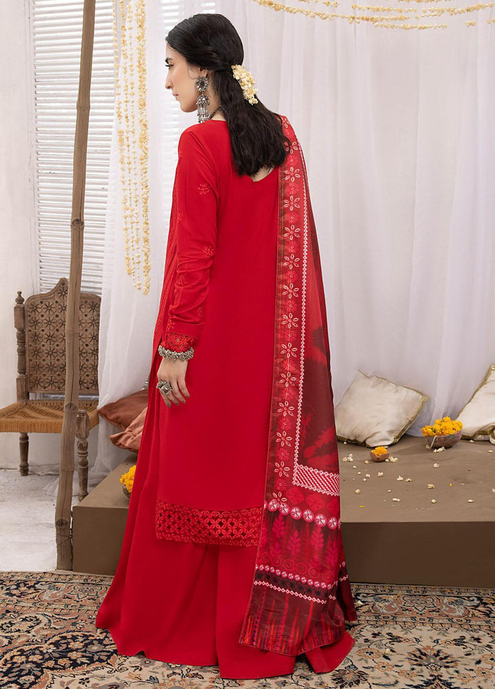 Mehru By Mahnur Embroidered Linen Suits Unstitched 3 Piece MN23MSL D-05 - Winter Collection