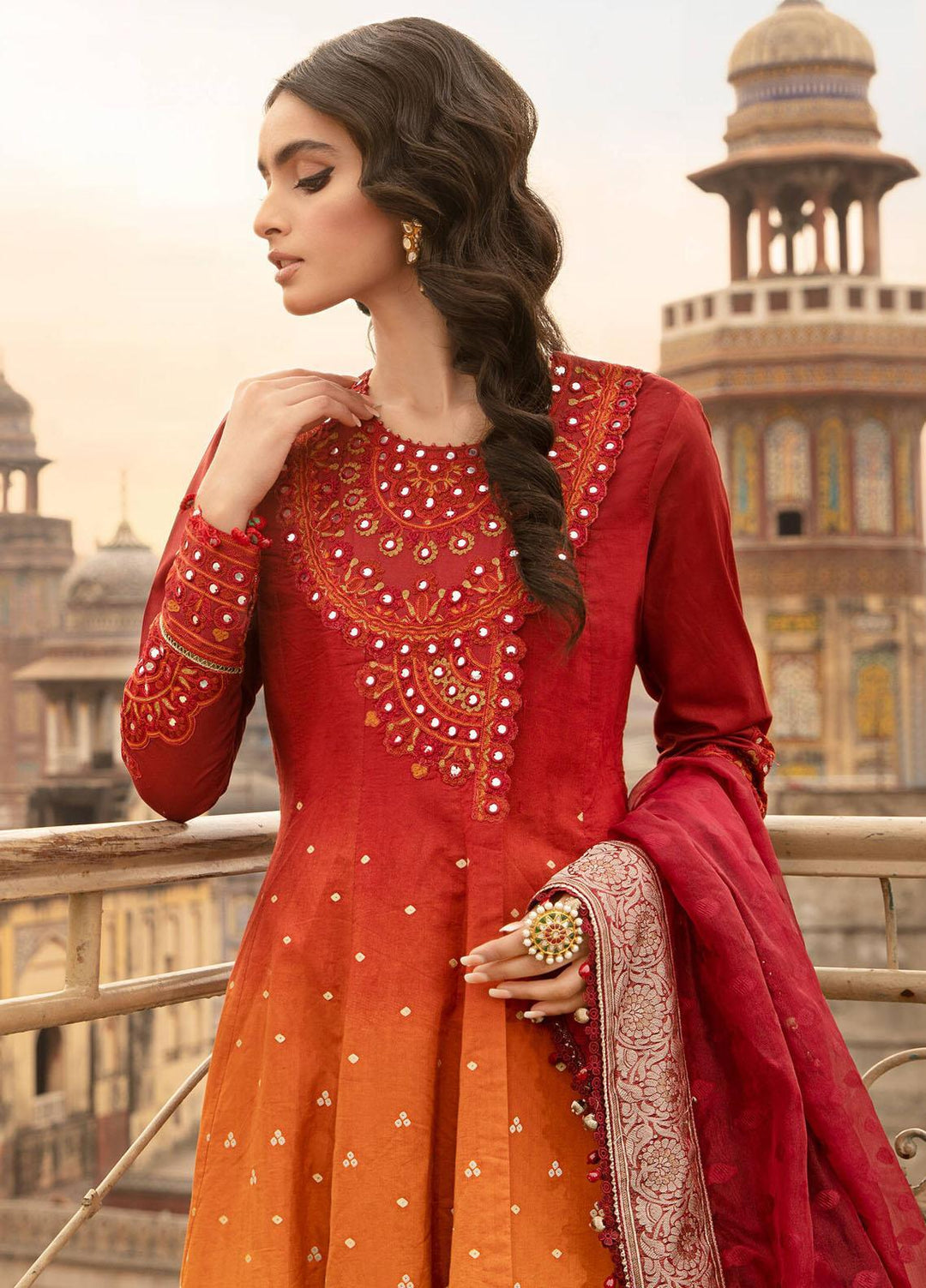 Mein Teri Aan By Maria B Embroidered Lawn Suits Unstitched 3 Piece MB22MT 5A - Summer Collection