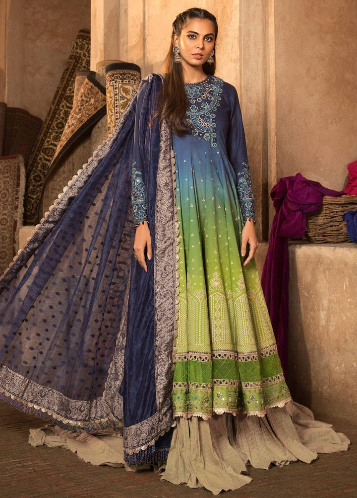 Mein Teri Aan By Maria B Embroidered Lawn Suits Unstitched 3 Piece MB22MT 5B - Summer Collection