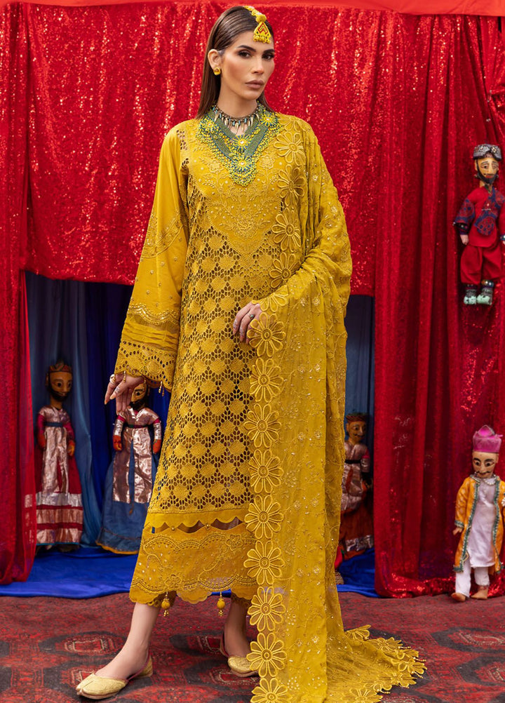 Mela by Nureh Embroidered Lawn Suit Unstitched 3 Piece NU24MF NDS-100 - Festive Summer Collection