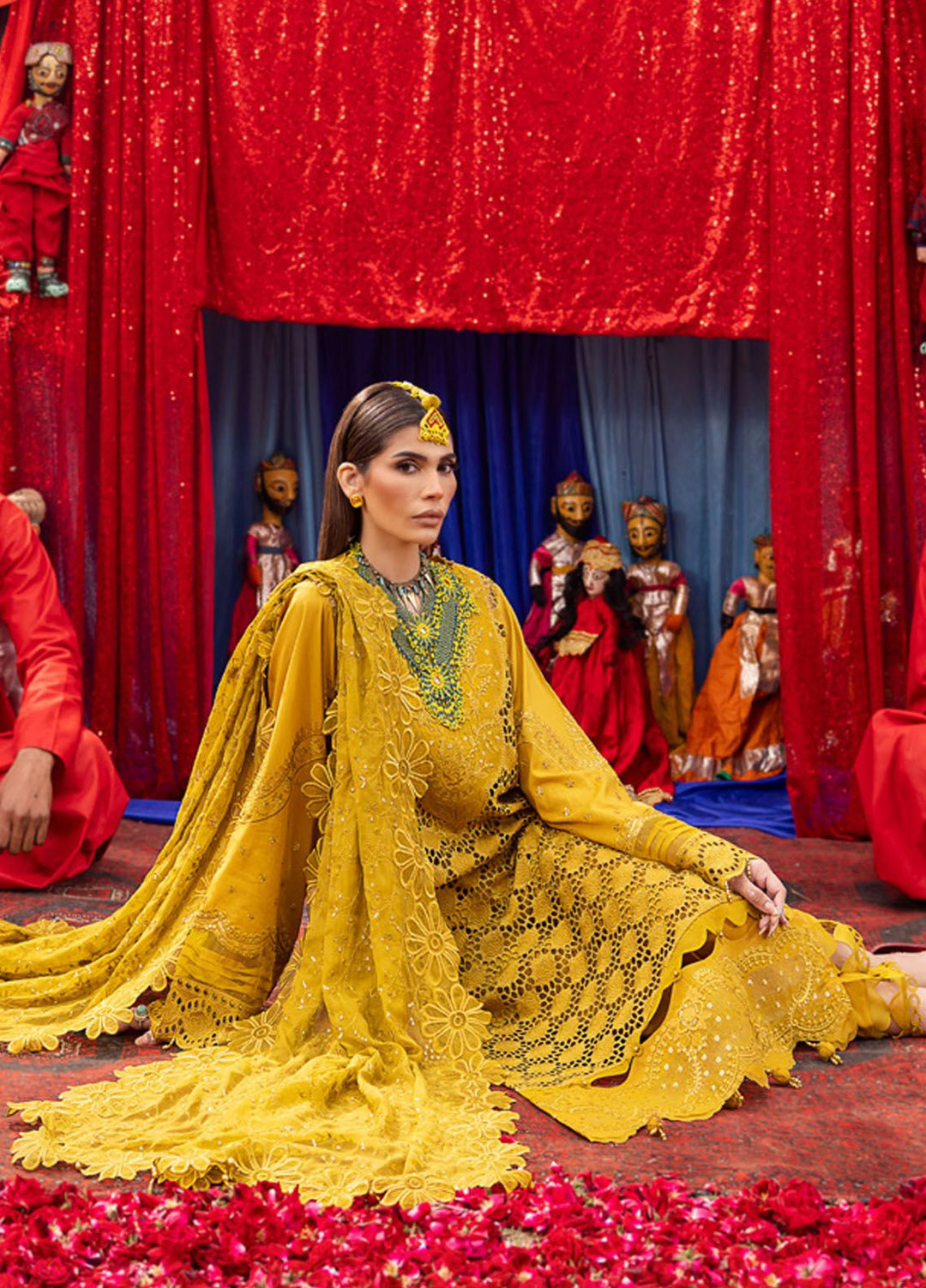 Mela by Nureh Embroidered Lawn Suit Unstitched 3 Piece NU24MF NDS-100 - Festive Summer Collection