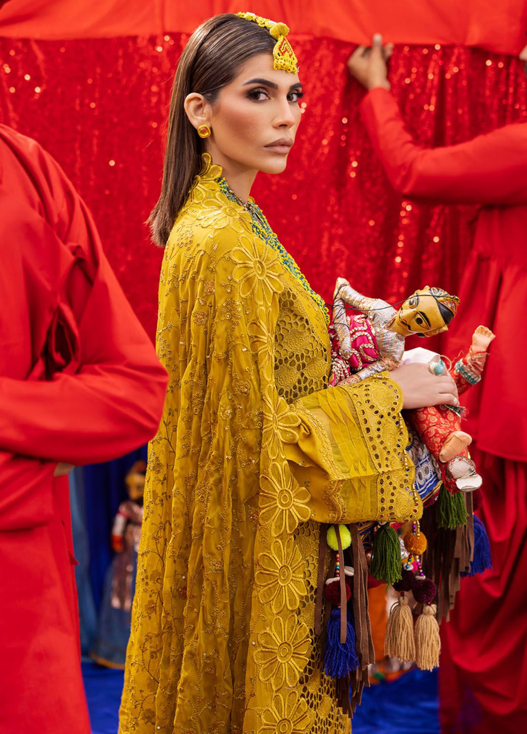 Mela by Nureh Embroidered Lawn Suit Unstitched 3 Piece NU24MF NDS-100 - Festive Summer Collection