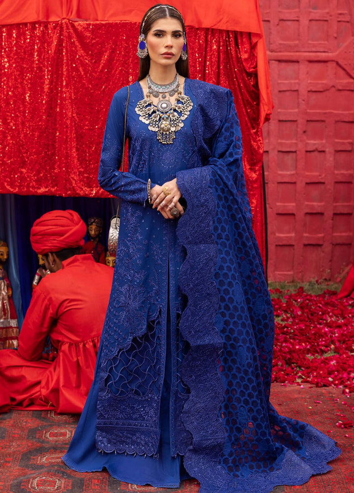 Mela by Nureh Embroidered Lawn Suit Unstitched 3 Piece NU24MF NDS-101 - Festive Summer Collection