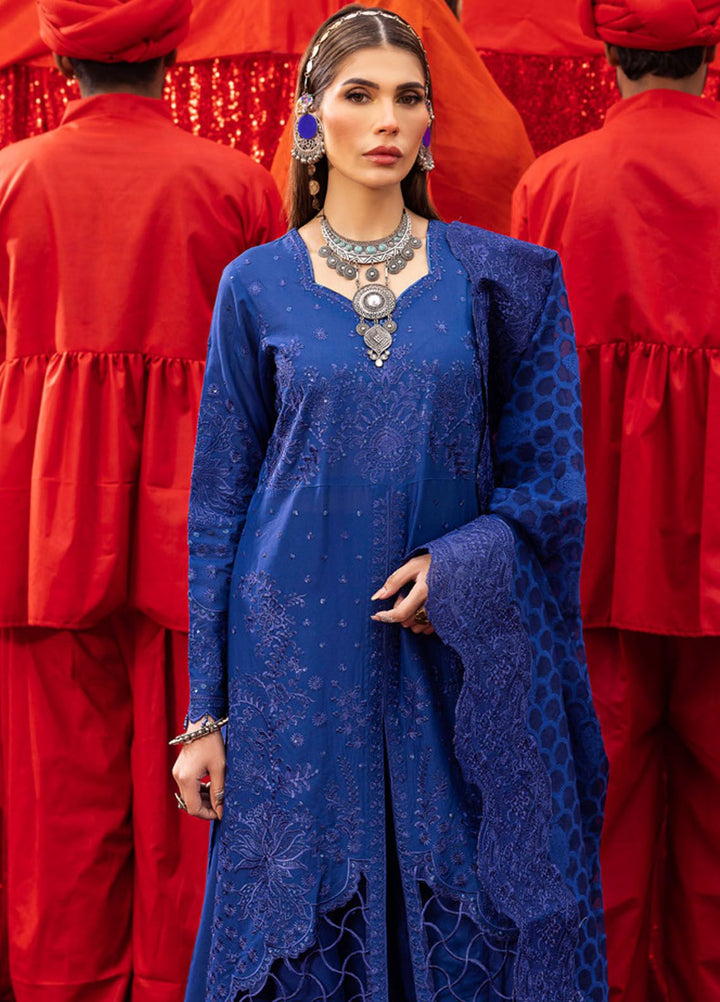 Mela by Nureh Embroidered Lawn Suit Unstitched 3 Piece NU24MF NDS-101 - Festive Summer Collection