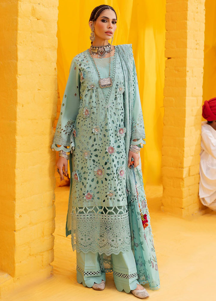 Mela by Nureh Embroidered Lawn Suit Unstitched 3 Piece NU24MF NDS-102 - Festive Summer Collection