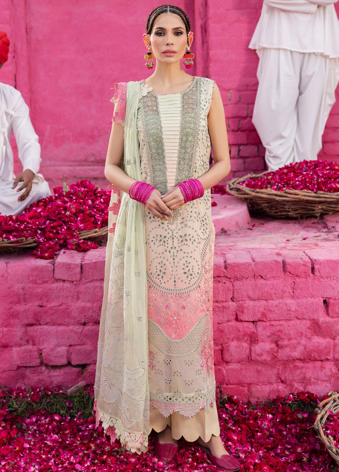 Mela by Nureh Embroidered Lawn Suit Unstitched 3 Piece NU24MF NDS-103 - Festive Summer Collection