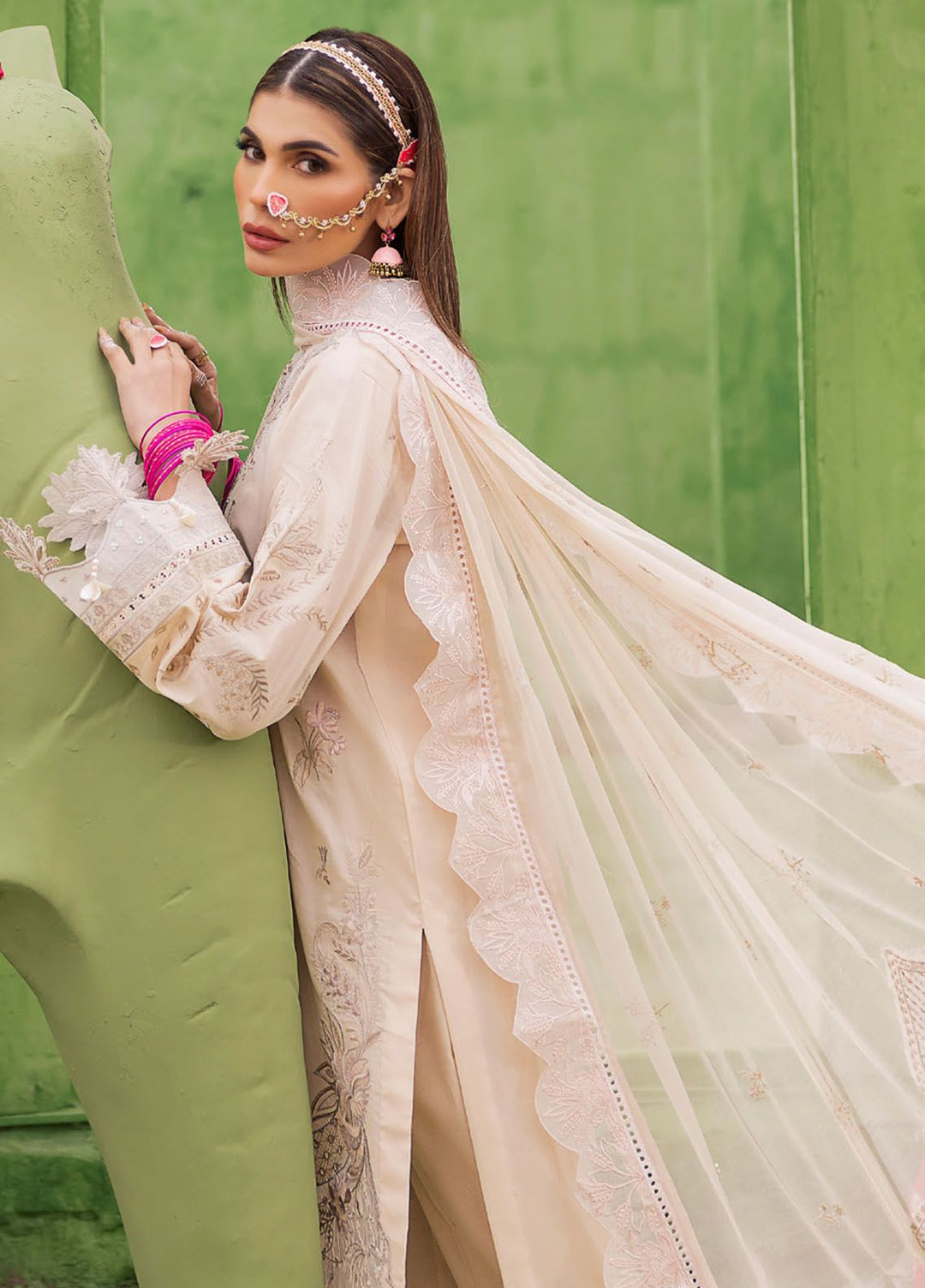 Mela by Nureh Embroidered Lawn Suit Unstitched 3 Piece NU24MF NDS-104 - Festive Summer Collection