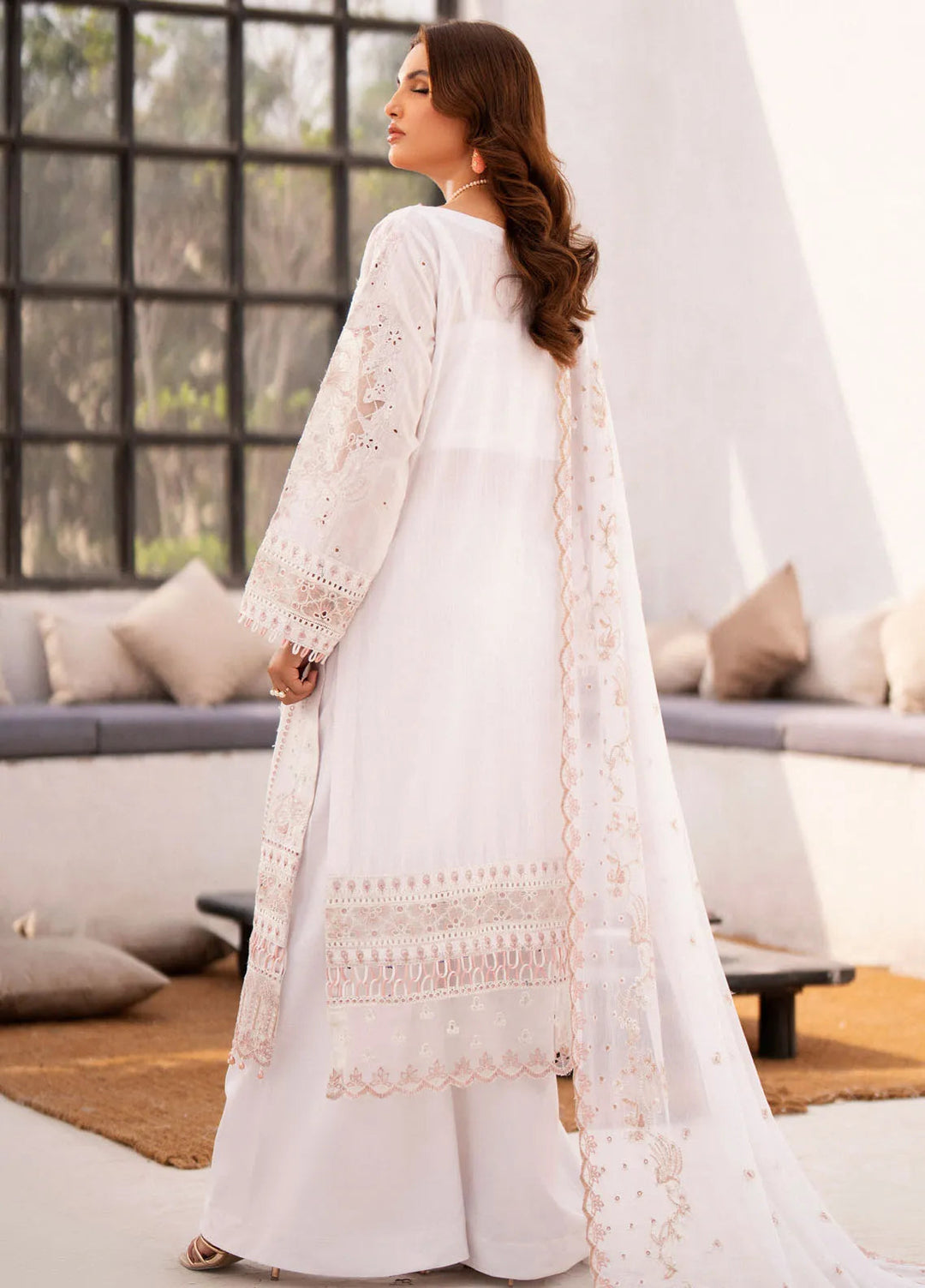 Mellisa By Emaan Adeel Embroidered Lawn Suit Unstitched 3 Piece EA24M ME-02 Lucia - Summer Collection