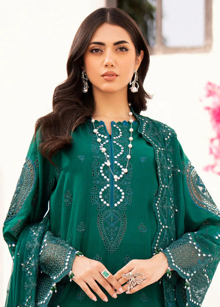 Mellisa By Emaan Adeel Embroidered Lawn Suit Unstitched 3 Piece EA24M ME-03 Marco - Summer Collection