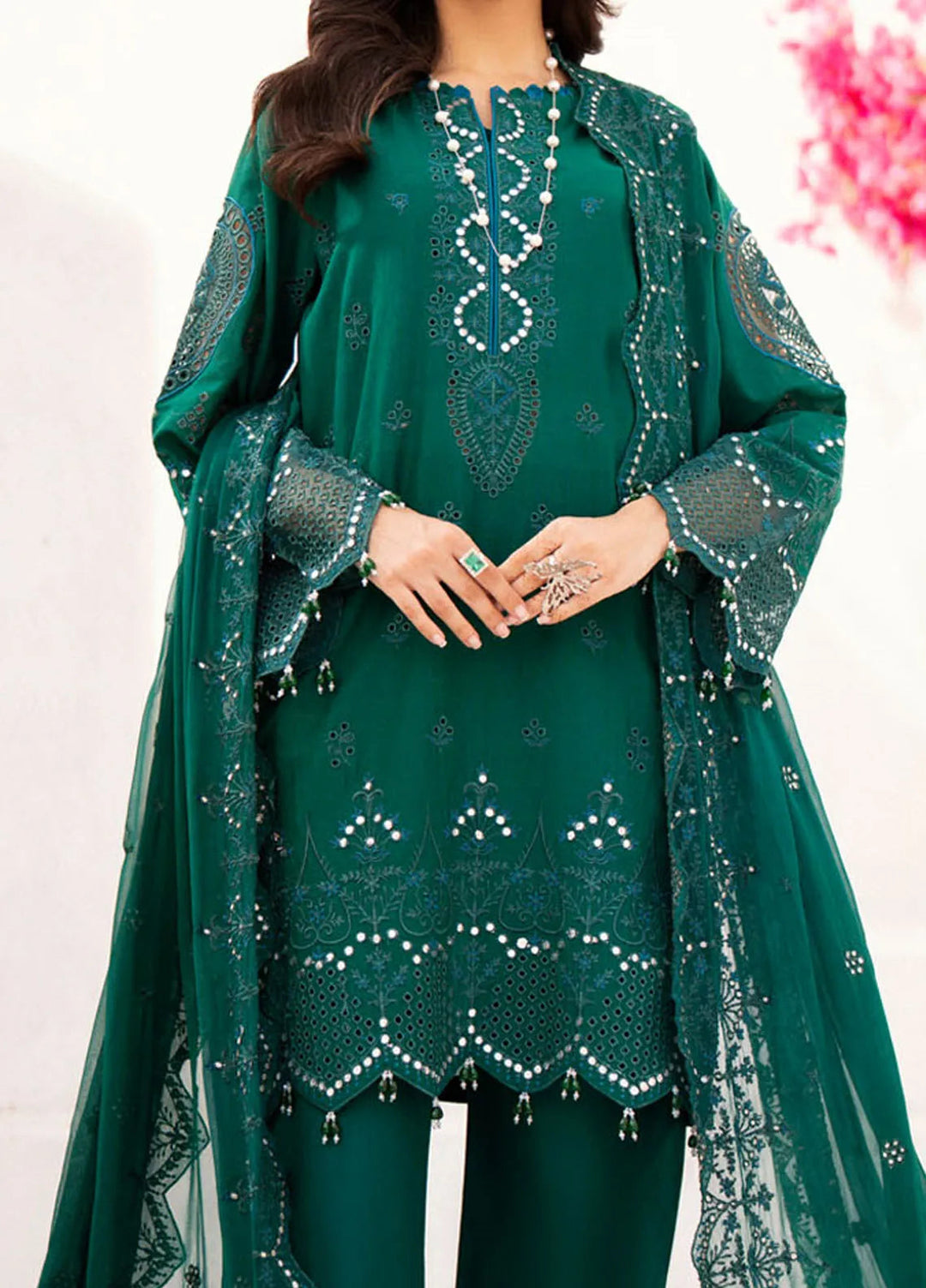 Mellisa By Emaan Adeel Embroidered Lawn Suit Unstitched 3 Piece EA24M ME-03 Marco - Summer Collection