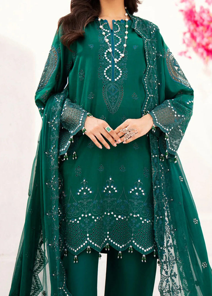 Mellisa By Emaan Adeel Embroidered Lawn Suit Unstitched 3 Piece EA24M ME-03 Marco - Summer Collection