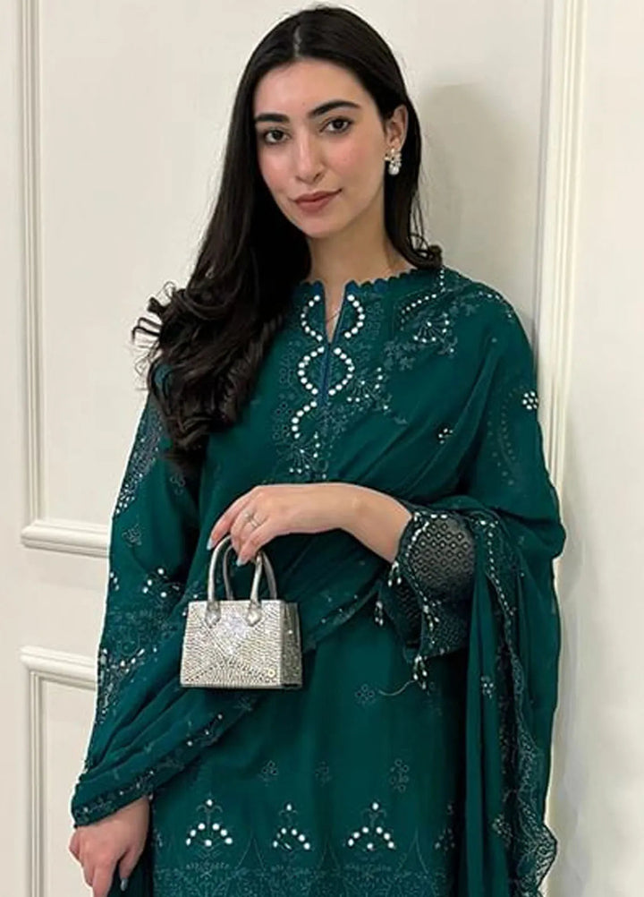 Mellisa By Emaan Adeel Embroidered Lawn Suit Unstitched 3 Piece EA24M ME-03 Marco - Summer Collection