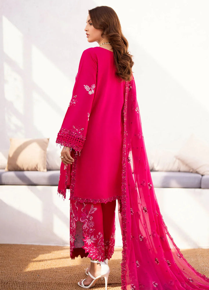 Mellisa By Emaan Adeel Embroidered Lawn Suit Unstitched 3 Piece EA24M ME-04 Ash - Summer Collection