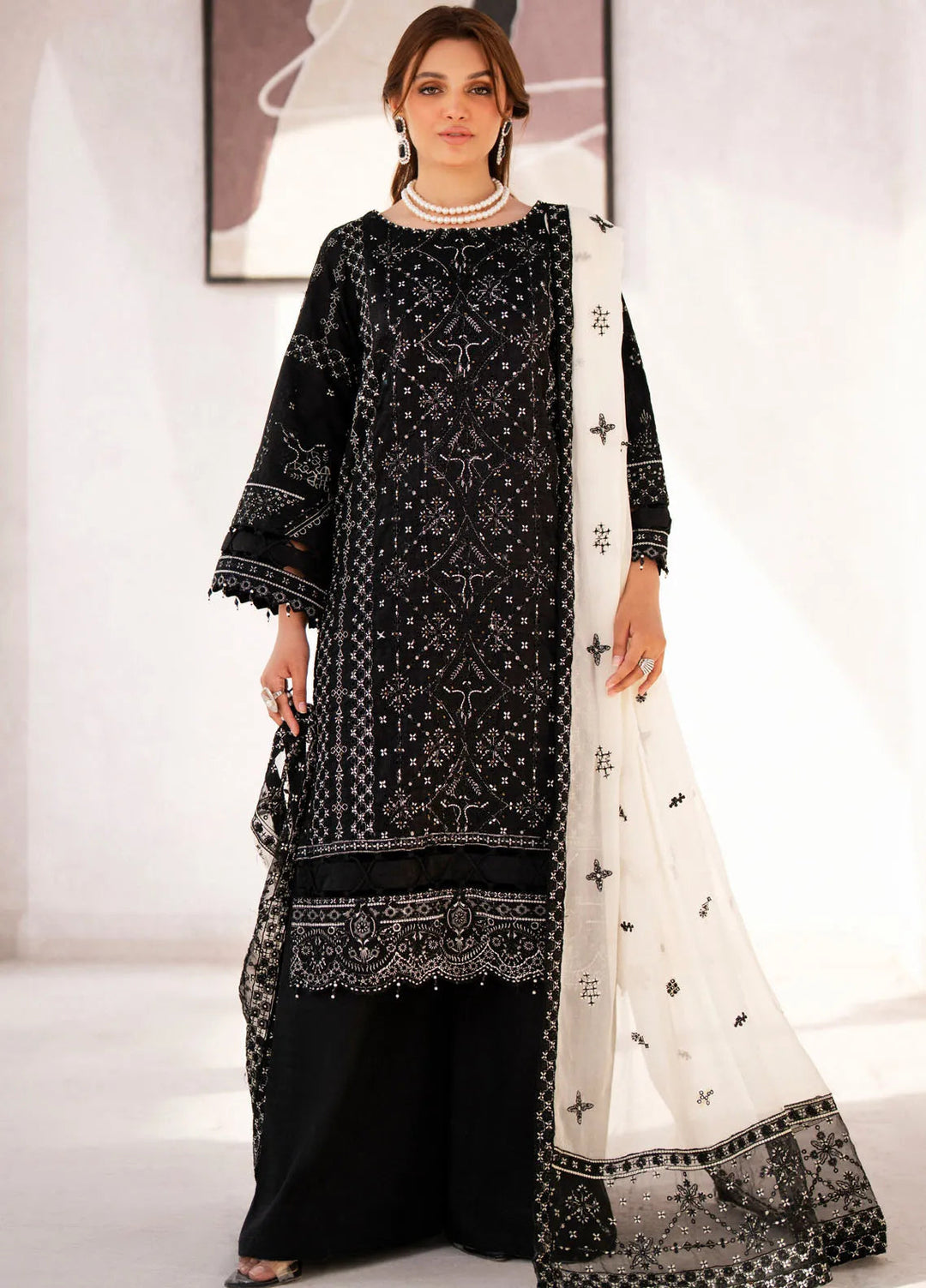 Mellisa By Emaan Adeel Embroidered Lawn Suit Unstitched 3 Piece EA24M ME-06 Orazio - Summer Collection