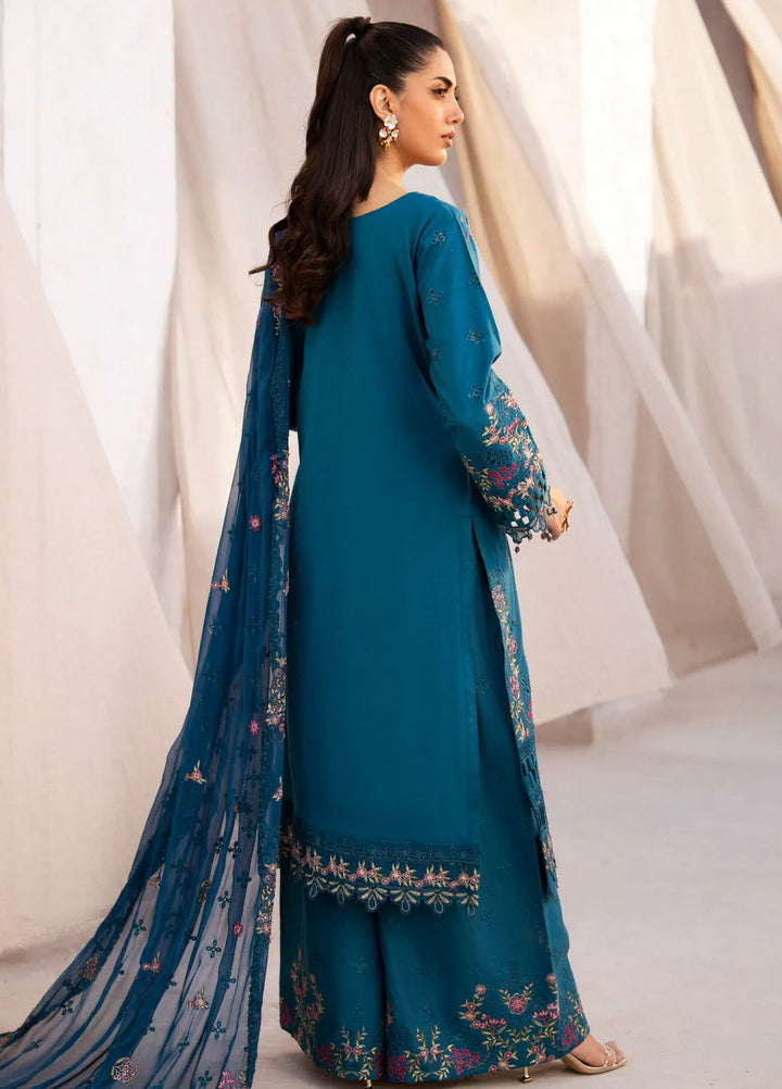 Mellisa By Emaan Adeel Embroidered Lawn Suit Unstitched 3 Piece EA24M ME-07 Roma - Summer Collection