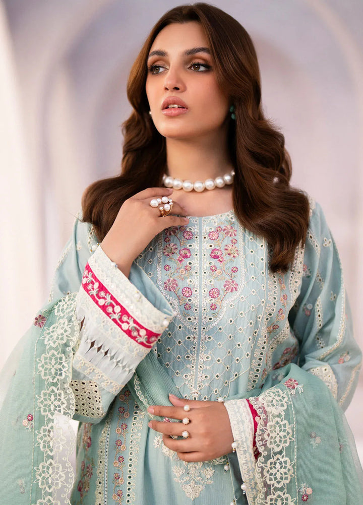 Mellisa By Emaan Adeel Embroidered Lawn Suit Unstitched 3 Piece EA24M ME-10 Brie - Summer Collection