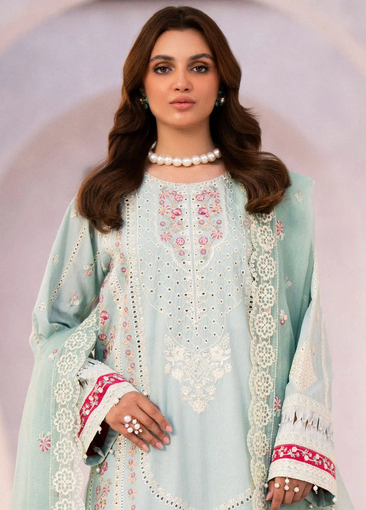 Mellisa By Emaan Adeel Embroidered Lawn Suit Unstitched 3 Piece EA24M ME-10 Brie - Summer Collection