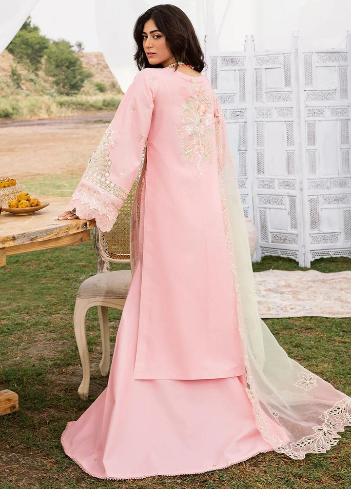 Mem Saab By Bin Ilyas Embroidered Lawn Suits Unstitched 3 Piece BI23MS 711-B - Luxury Collection