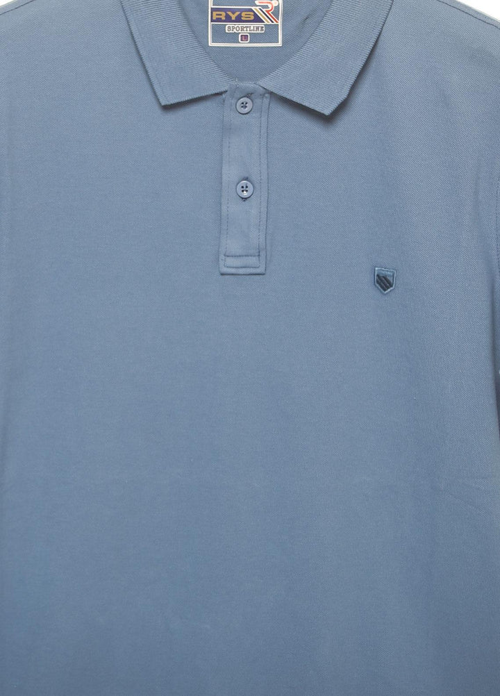 Sanaulla Exclusive Range Cotton Casual T-Shirts for Men -  3627 Sky Blue