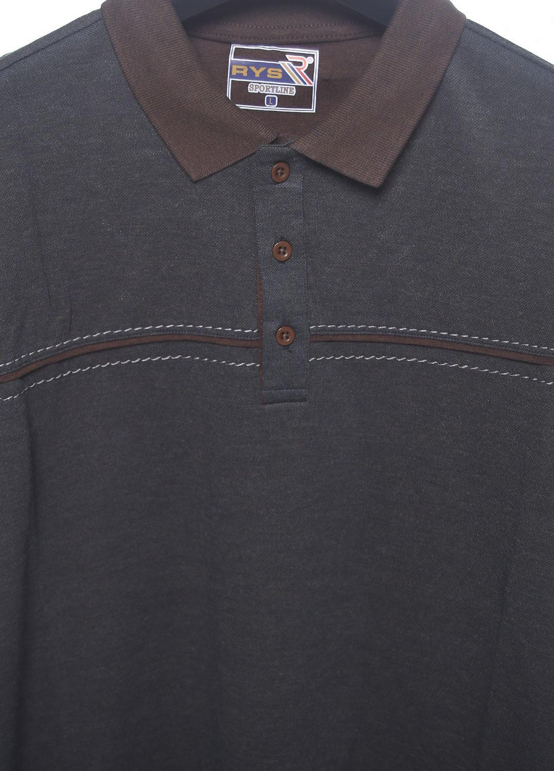 Sanaulla Exclusive Range Cotton Casual T-Shirts for Men -  5108 Grey