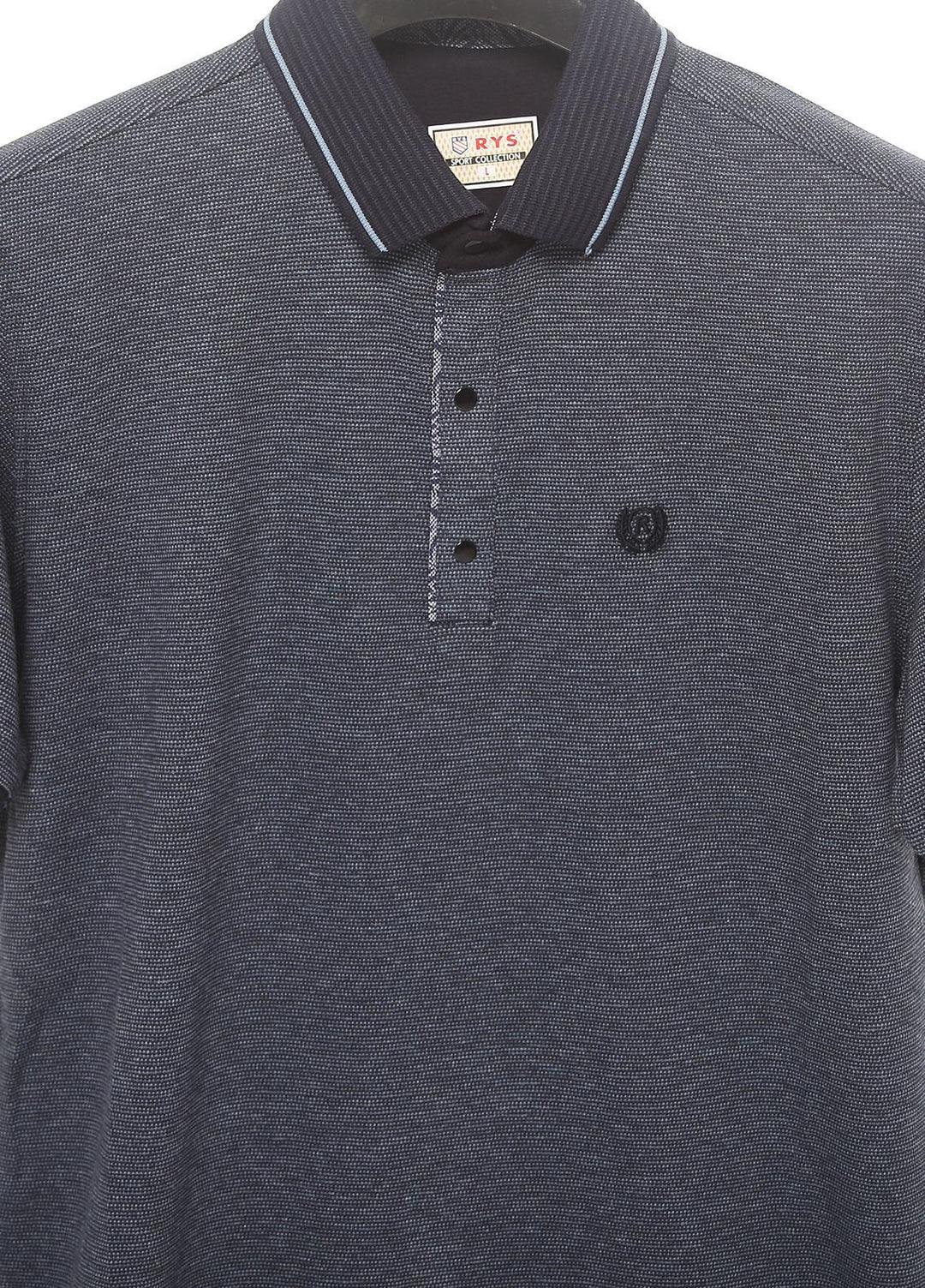 Sanaulla Exclusive Range Cotton Casual Men T-Shirts -  5176 Blue