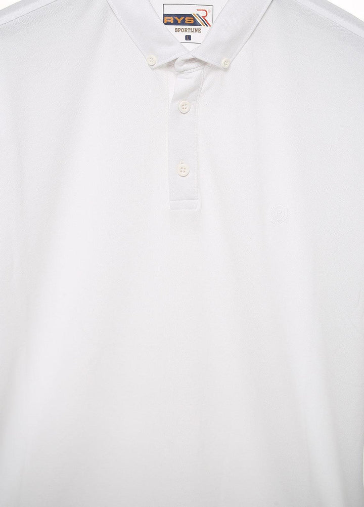 Sanaulla Exclusive Range Cotton Casual Men T-Shirts -  5217 White