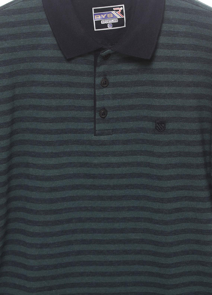 Sanaulla Exclusive Range Cotton Casual Men T-Shirts -  5004 Blue