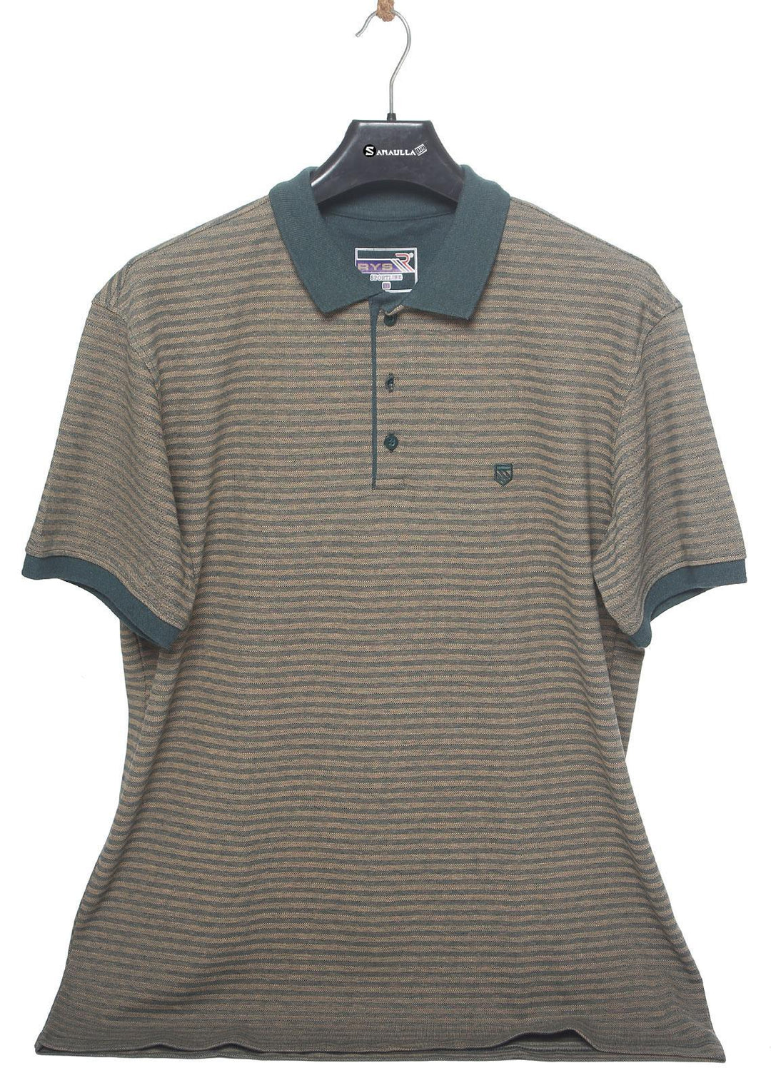 Sanaulla Exclusive Range Cotton Casual Men T-Shirts -  5069 Brown