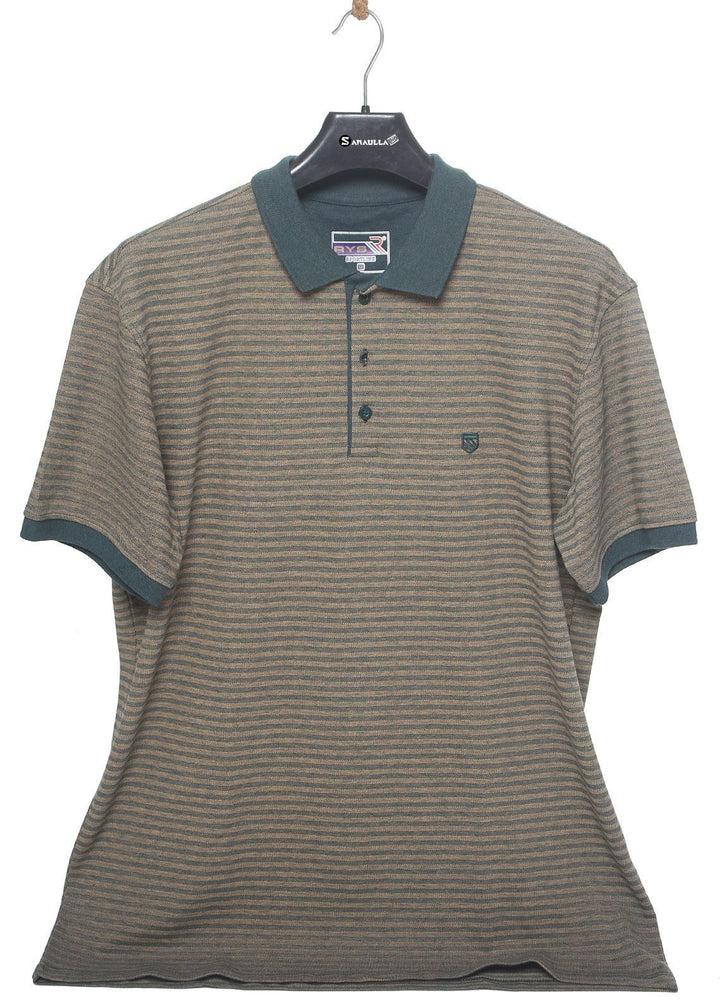 Sanaulla Exclusive Range Cotton Casual Men T-Shirts -  5069 Brown