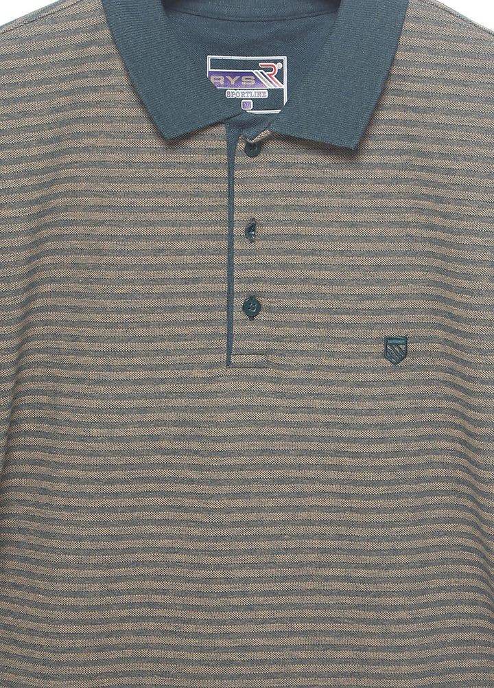Sanaulla Exclusive Range Cotton Casual Men T-Shirts -  5069 Brown