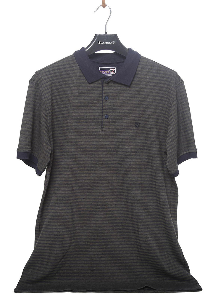 Sanaulla Exclusive Range Cotton Casual Men T-Shirts -  5069 D-Grey