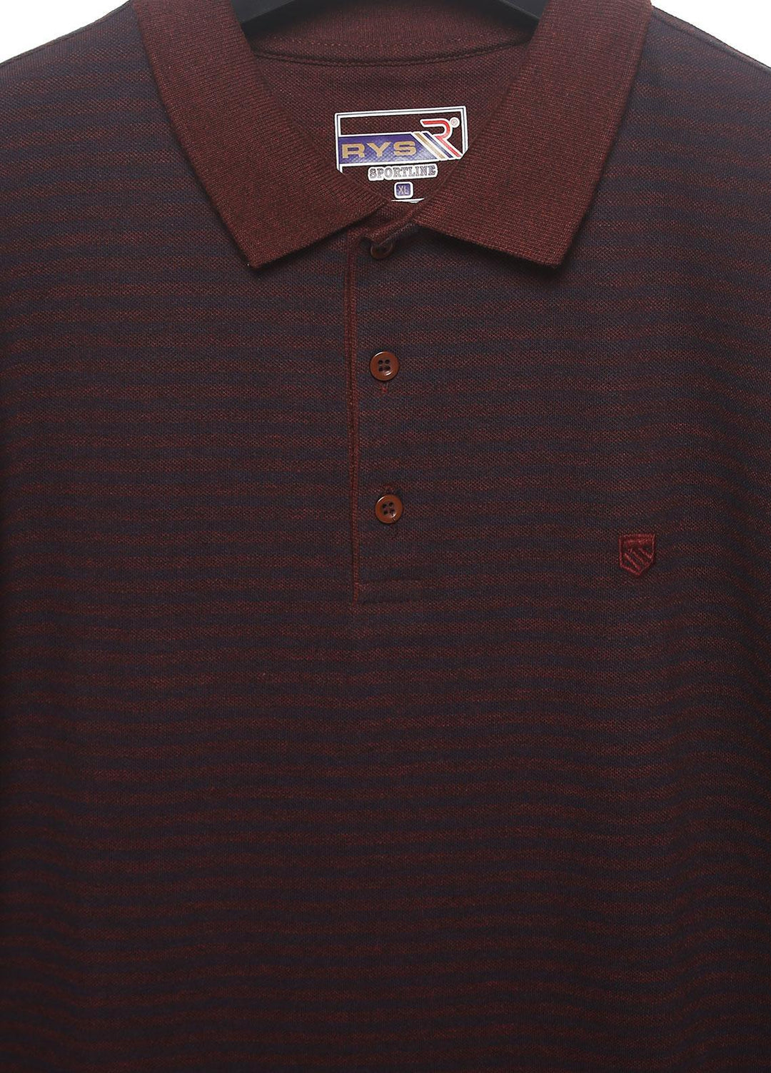 Sanaulla Exclusive Range Cotton Casual T-Shirts for Men -  5069 Maroon