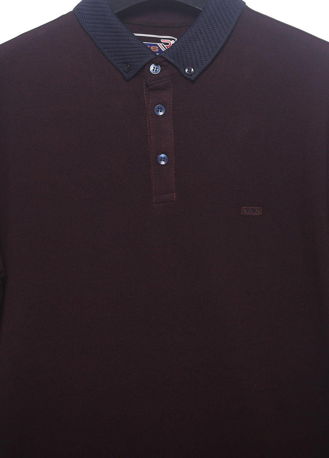 Sanaulla Exclusive Range Cotton Casual Men T-Shirts -  D-5426 Maroon