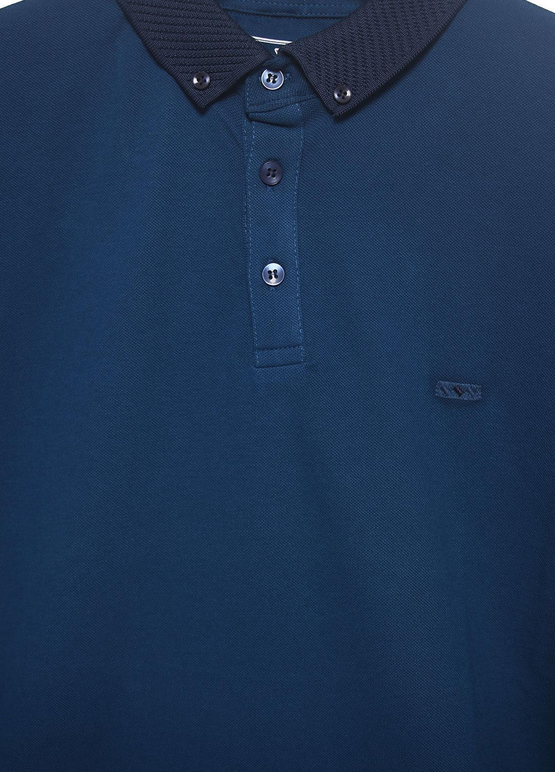 Sanaulla Exclusive Range Cotton Casual T-Shirts for Men -  D-5426 R-Blue