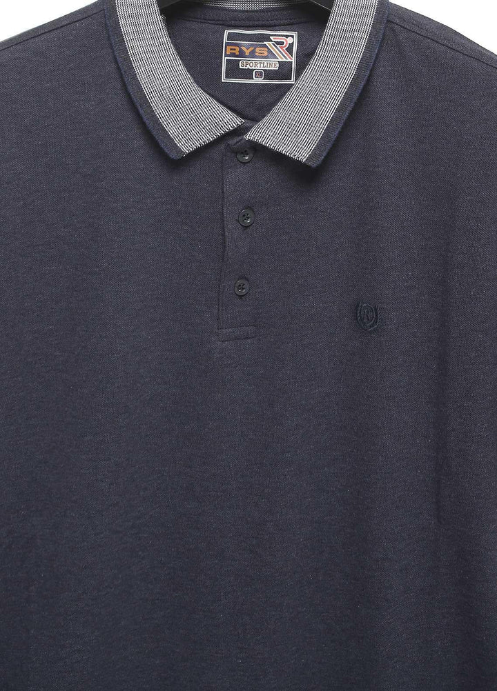 Sanaulla Exclusive Range Cotton Casual Mens T-Shirts -  5057 Dark Grey