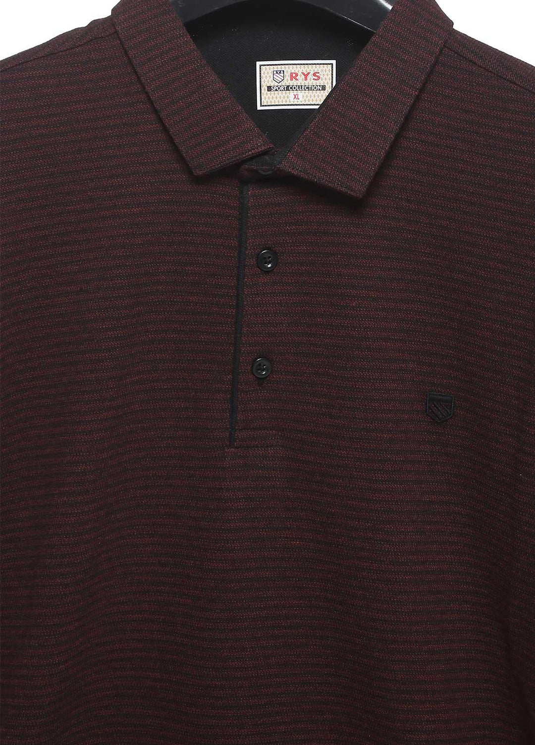 Sanaulla Exclusive Range Cotton Casual T-Shirts for Mens -  5087 Maroon