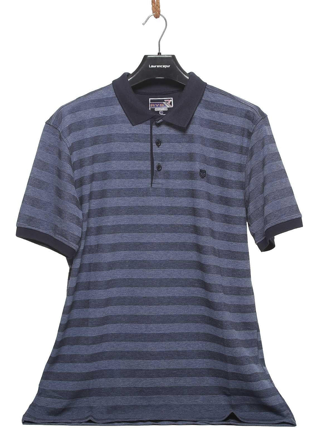 Sanaulla Exclusive Range Cotton Casual Mens T-Shirts -  5115 Blue