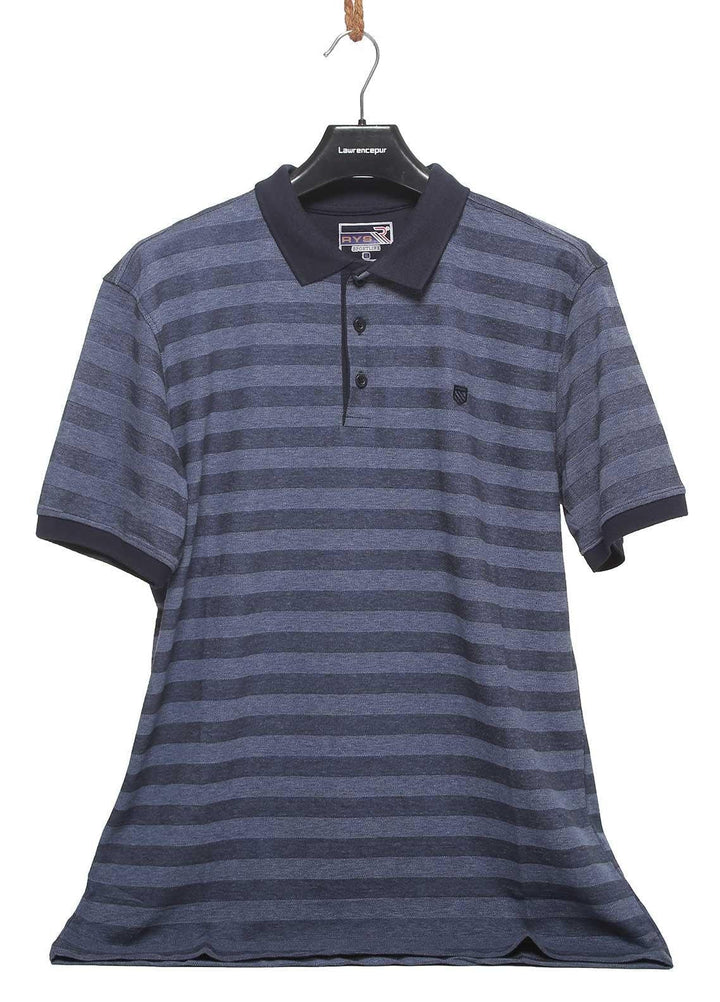 Sanaulla Exclusive Range Cotton Casual Mens T-Shirts -  5115 Blue