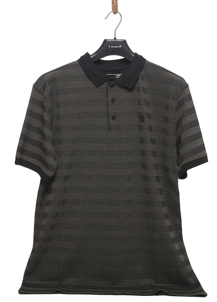 Sanaulla Exclusive Range Cotton Casual T-Shirts for Mens -  5115 Dark Green