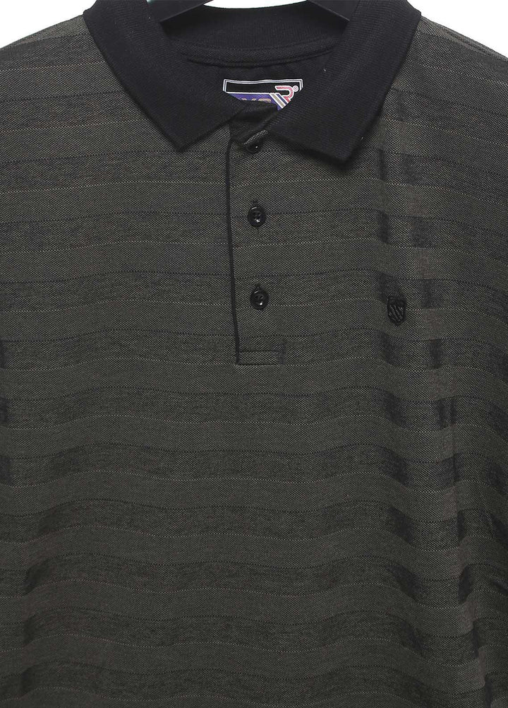 Sanaulla Exclusive Range Cotton Casual T-Shirts for Mens -  5115 Dark Green