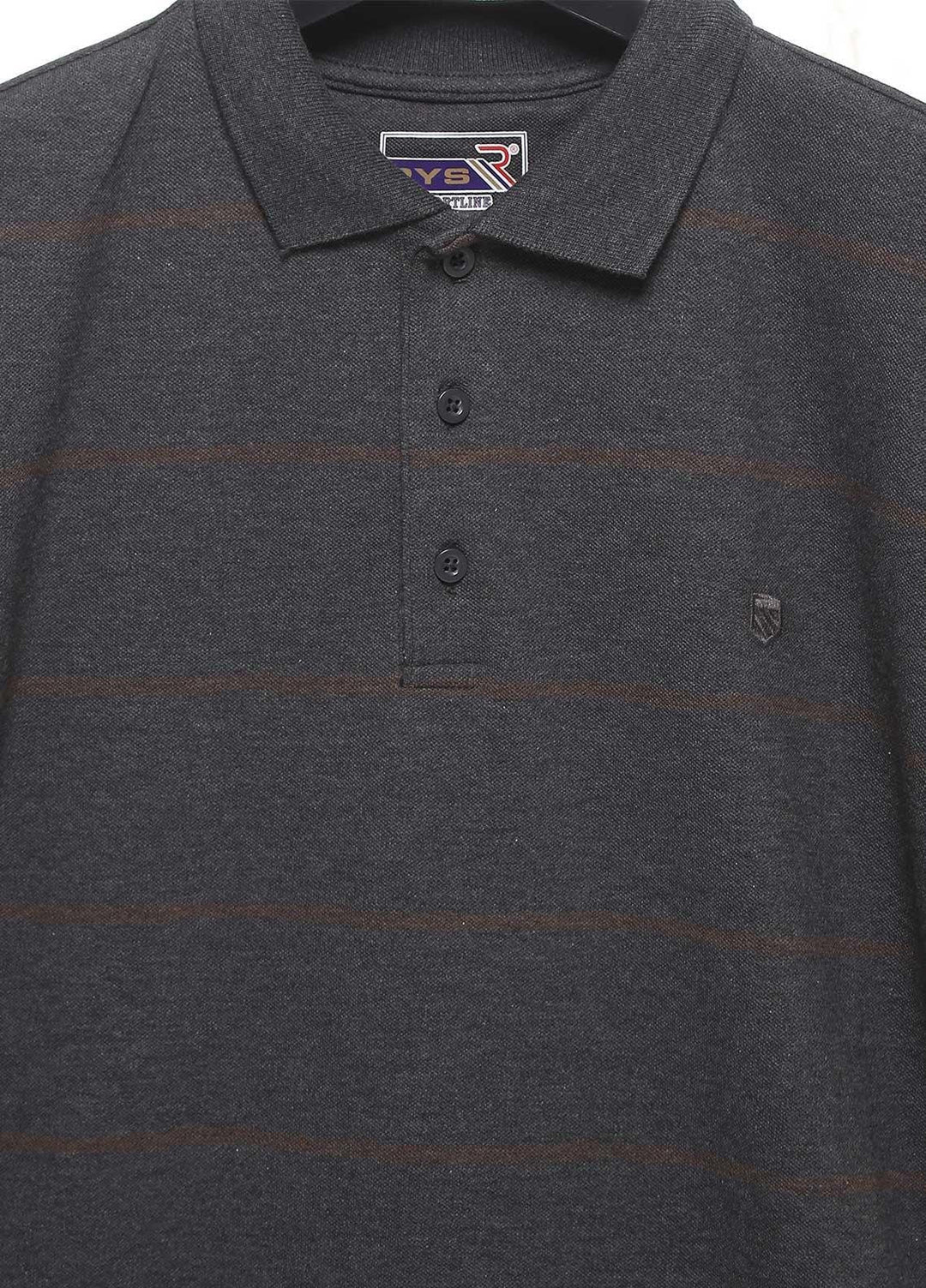 Sanaulla Exclusive Range Cotton Casual Mens T-Shirts -  5130 Dark Grey